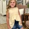 Hayden Of Los Angeles Crochet Trim Babydoll Tank Top GIRLS