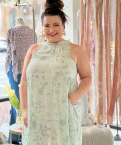 Oddi Floral Tiered Halter Dress