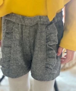 Vignette GIRLS Herringbone Ruffle Shorts