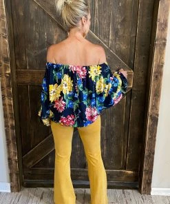 Fashiongo: Chatoyant Washed Bell Bottom Flare Pants In Amber