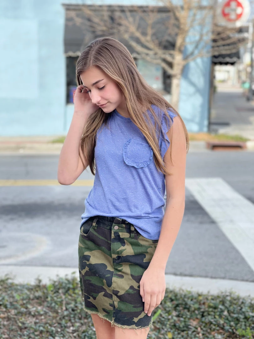 Hayden Of Los Angeles GIRLS Camo Paperbag Skirt 2 Hayden Of Los Angeles GIRLS Camo Paperbag Skirt