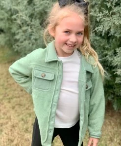 Oddi Fuzzy Button Down Shacket