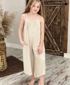 Oddi Wide Leg Spaghetti Strap Jumpsuit GIRLS