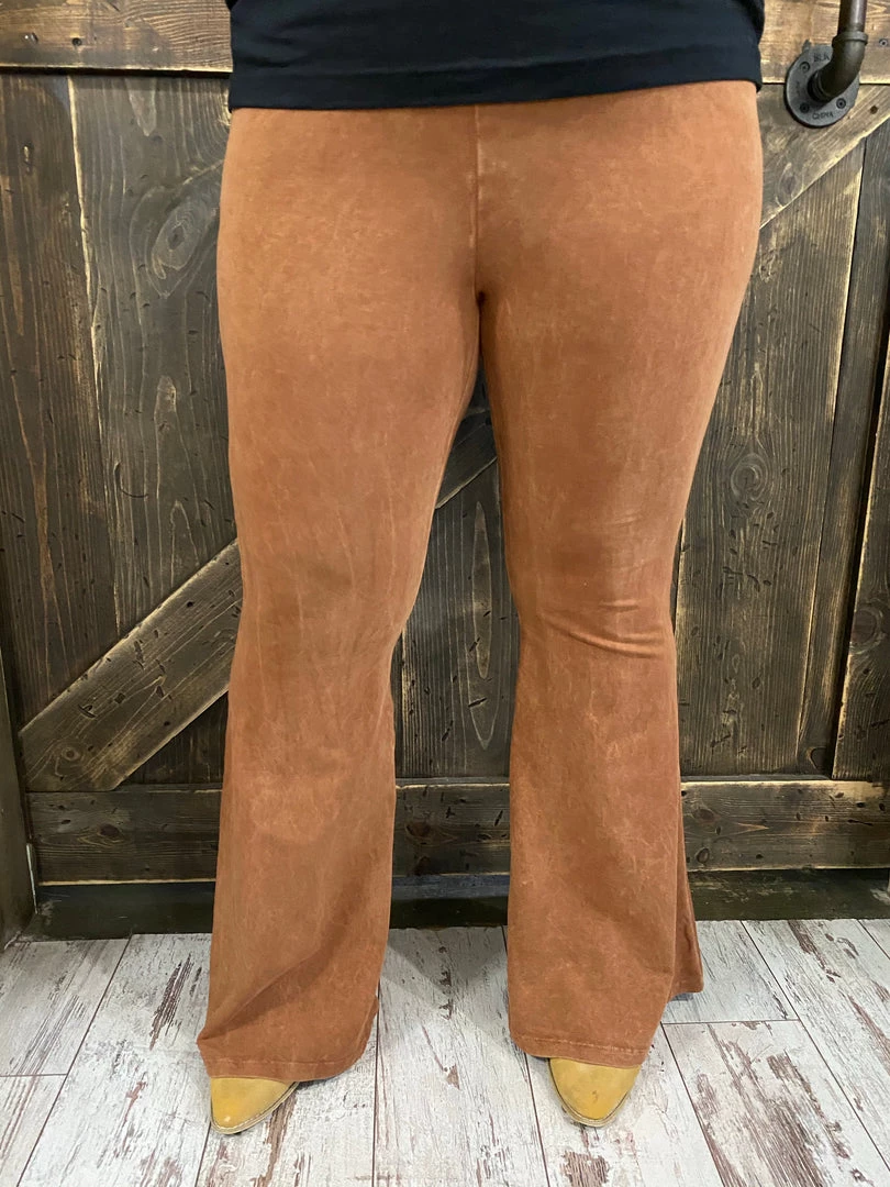 Fashiongo: Chatoyant Washed Bell Bottom Pants With Pockets In Pumpkin Spice 2 Fashiongo: Chatoyant Washed Bell Bottom Pants With Pockets In Pumpkin Spice