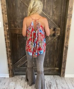 Fashiongo: Chatoyant Washed Waffle Bell Bottom Flare Pants In Desert Taupe BOTTOMS