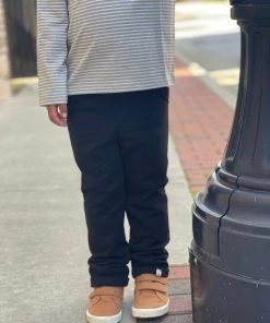 Me & Henry Jersey Pants In Black BOYS