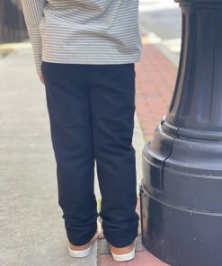 Me & Henry Jersey Pants In Black BOYS