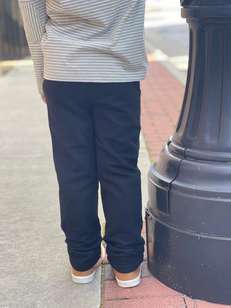 Me & Henry Jersey Pants In Black BOYS 2 Me & Henry Jersey Pants In Black BOYS