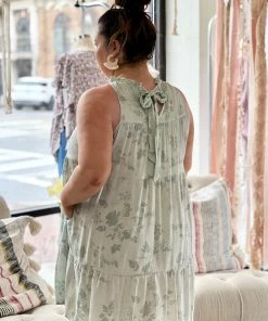 Oddi Floral Tiered Halter Dress