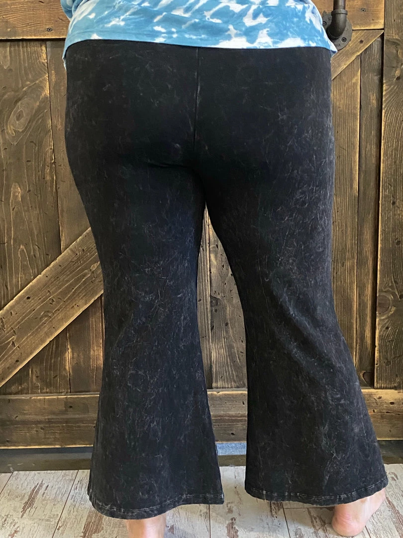 Fashiongo: Chatoyant BOTTOMS Washed Cropped Bell Bottom Flare Pants In Black 2 Fashiongo: Chatoyant BOTTOMS Washed Cropped Bell Bottom Flare Pants In Black