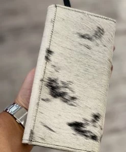 Myra Bag Full Hairon Wallet In Black ACCESSORIES