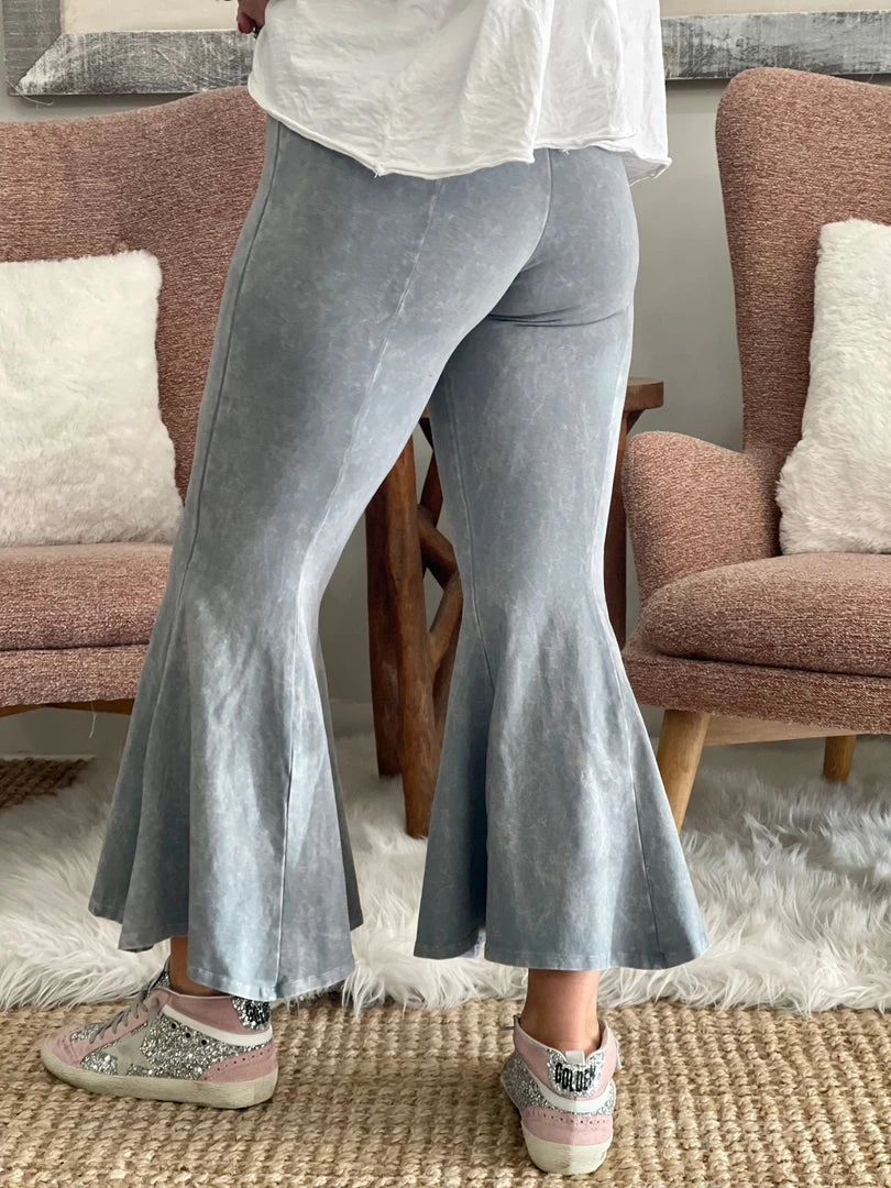 Fashiongo: Chatoyant Washed Cropped Bell Bottom Pants In Silver BOTTOMS 3 Fashiongo: Chatoyant Washed Cropped Bell Bottom Pants In Silver BOTTOMS