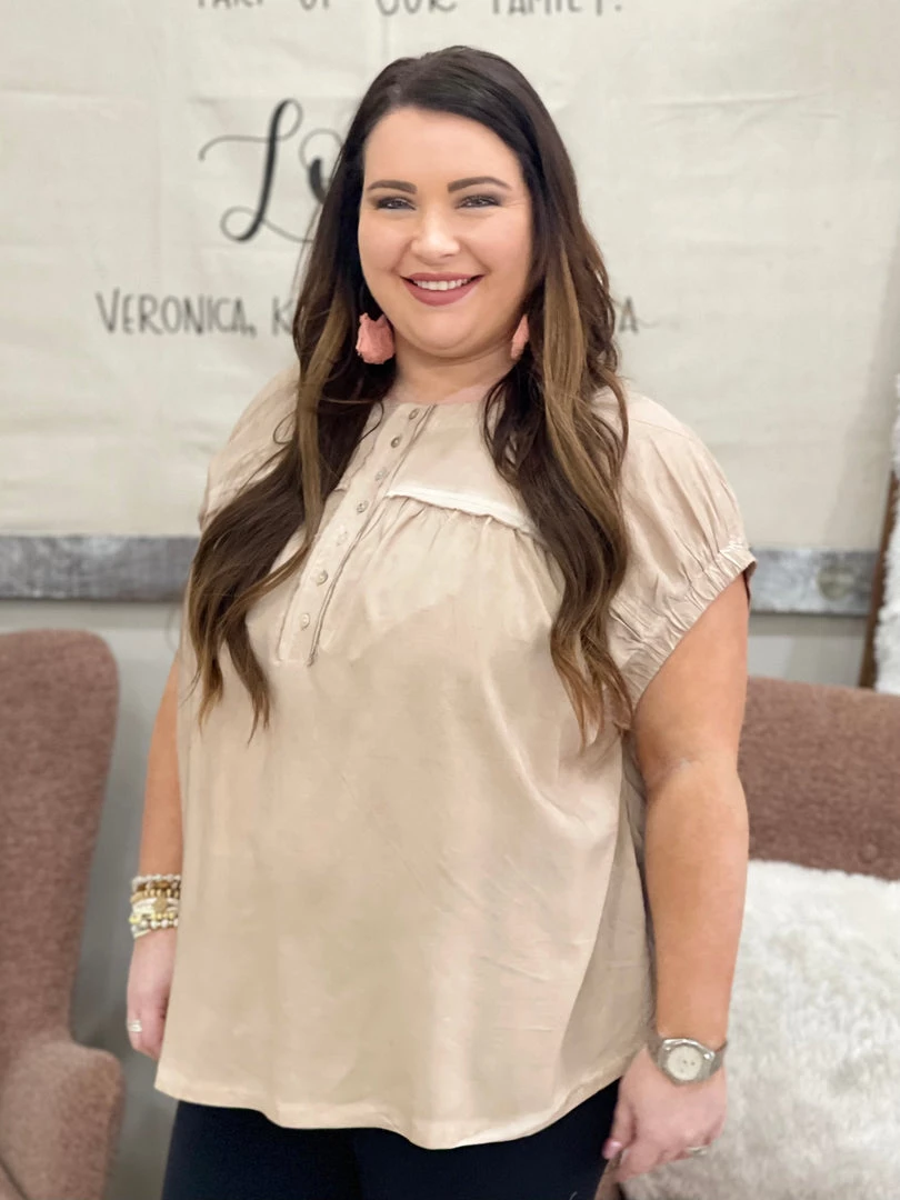 Oddi Washed Slouchy Henley Top TOPS 2 Oddi Washed Slouchy Henley Top TOPS