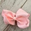The Hair Bow Company ACCESSORIES Grosgrain Bow In Light Pink