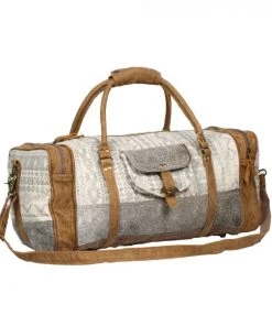 Myra Bag Tribal Canvas & Hairon Duffle Bag