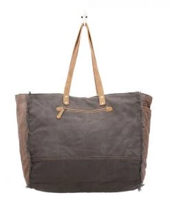 Myra Bag Floral Canvas & Hairon Weekender Bag ACCESSORIES