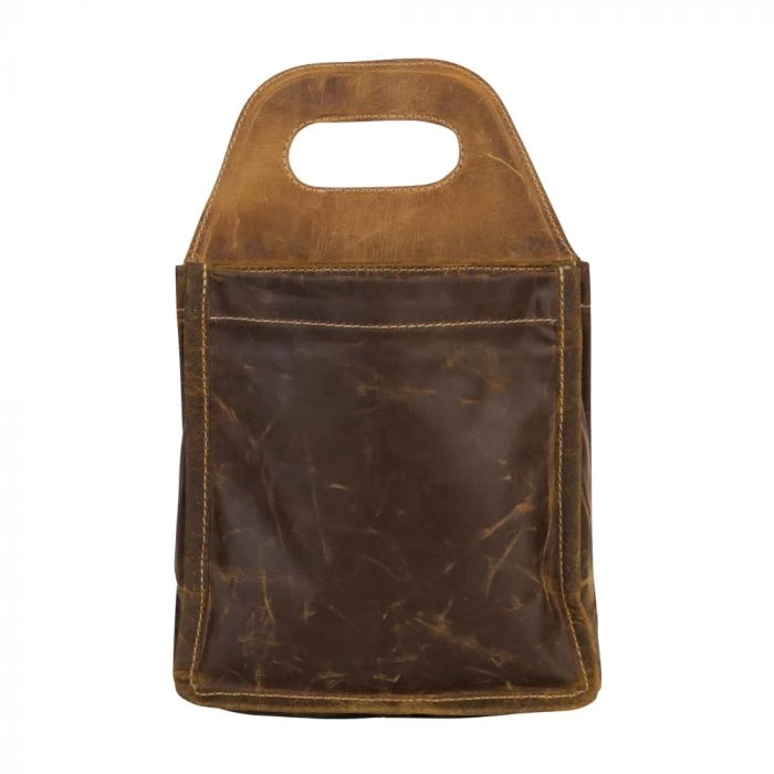 Myra Bag Leather 6 Pack Beer Caddy 2 Myra Bag Leather 6 Pack Beer Caddy