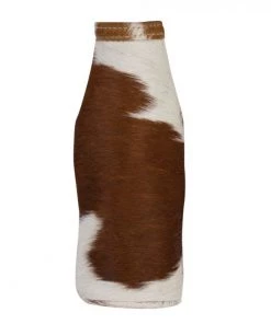 Myra Bag Leather & Hairon Beer Pint Holder In Brown ACCESSORIES