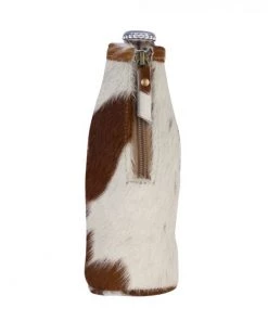 Myra Bag Leather & Hairon Beer Pint Holder In Brown ACCESSORIES