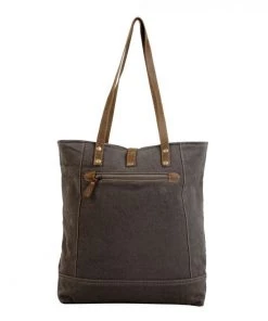 Myra Bag Multi Color Striped Rug & Hairon Tote Bag ACCESSORIES