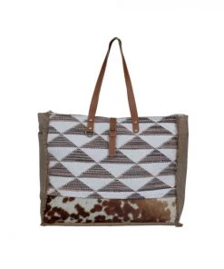 Myra Bag Neutral Triangle & Hairon Weekender Bag ACCESSORIES