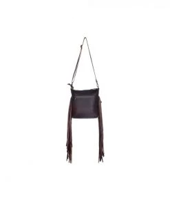Myra Bag BAGS + BACKPACKS Tooled Leather & Hairon Side Fringe Purse