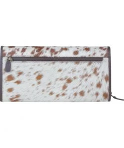 Myra Bag Brown Hairon Twist Front Wallet