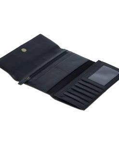 Myra Bag ACCESSORIES Stitched Leather Wallet