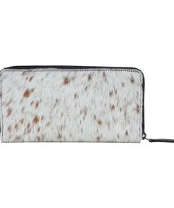 Myra Bag Full Hairon Front Snap Wallet In Brown ACCESSORIES