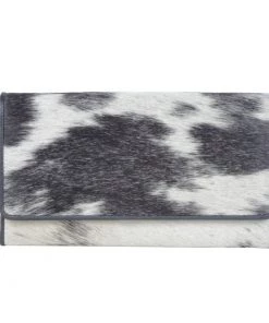 Myra Bag Full Hairon Oversized Wallet In Black ACCESSORIES