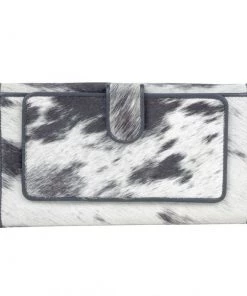 Myra Bag Full Hairon Oversized Wallet In Black ACCESSORIES