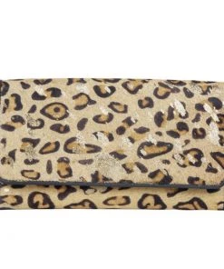 Myra Bag Full Hairon Oversized Wallet In Leopard ACCESSORIES
