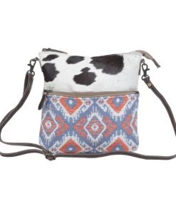 Myra Bag Diamond Rug & Hairon Crossbody Purse ACCESSORIES