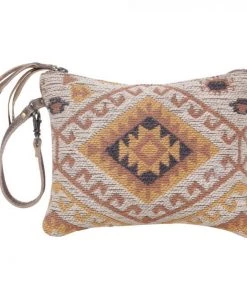 Myra Bag ACCESSORIES Aztec Canvas Wristlet Pouch