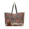 Myra Bag Floral Canvas & Hairon Weekender Bag ACCESSORIES
